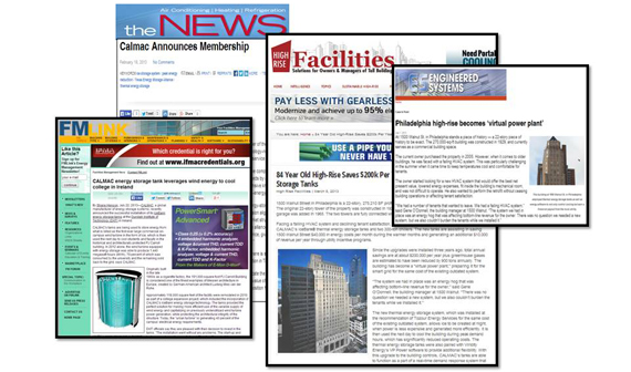 Thermal storage press releases